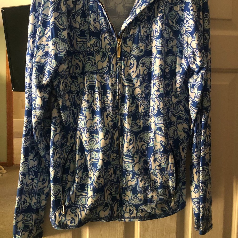 EUC Lilly Pulitzer Luxletic Zip Up Jacket